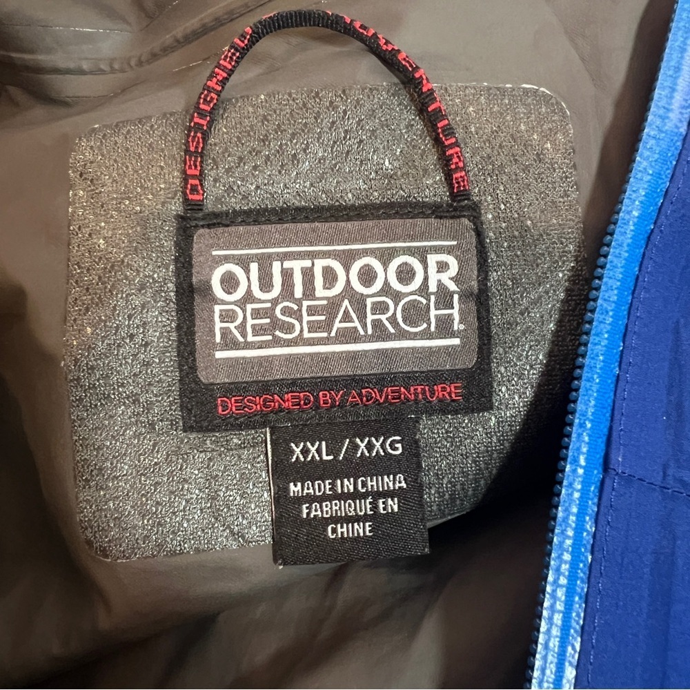 🌷SPRING SALE🌷OR Outdoor Research Foray GORE-TEX Jacket -Dark Blue- Size XXL - Picture 9 of 11
